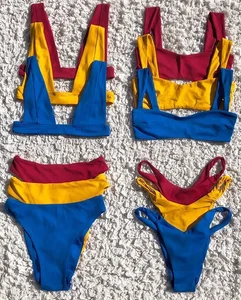 Designer Bikini Custom Ties Front Swimwear Beachwear Sexy Transparent Swimsuit Hot Sexy 2026 Fashion Bikini