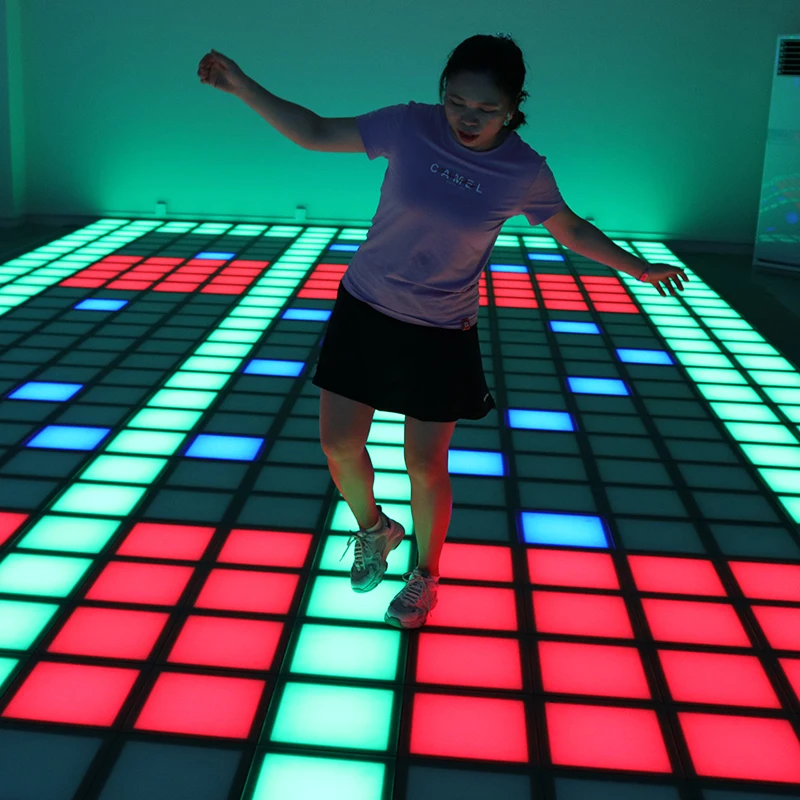 30x30cm Indoor Immersive Pixel Grid LED Floor Game System