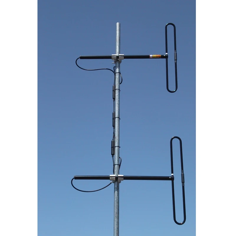 Folded Dipole Antenna Vhf 136-174 Mhz Uhf 400-470mhz Directional Base ...