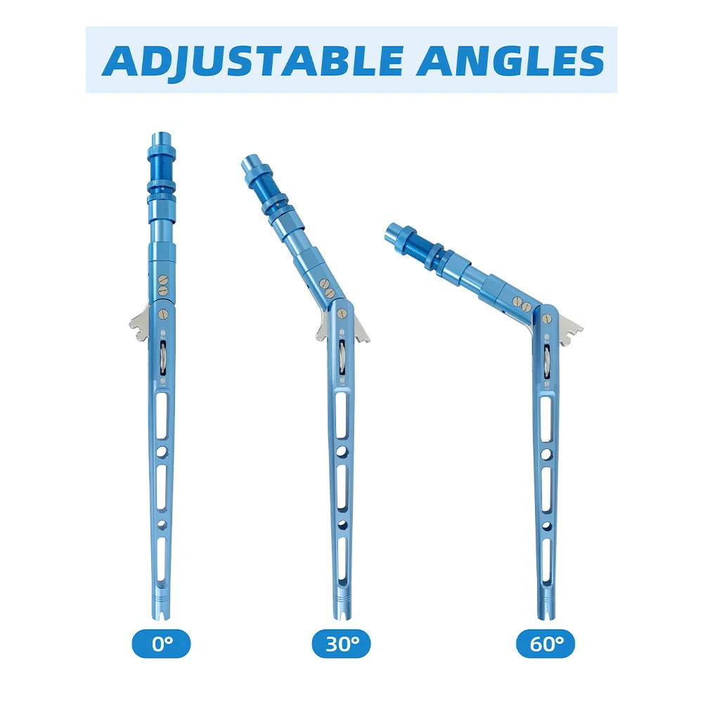 Bluewing Adjustable Aluminum Butt Trolling Rod Bent Big Game Pole Butt