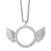 XL44 Silver angel wings