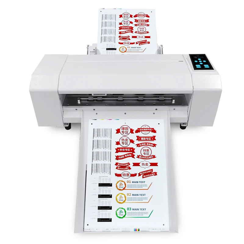 FC350 Label Cutter Automatic Paper Feed Continuous Label Sheet Cutter