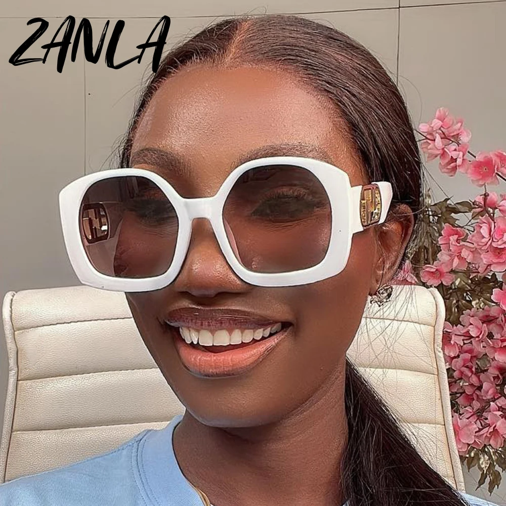 Unique Oversized Luxury Leopard Print Sunglasses for Women  display picture 2
