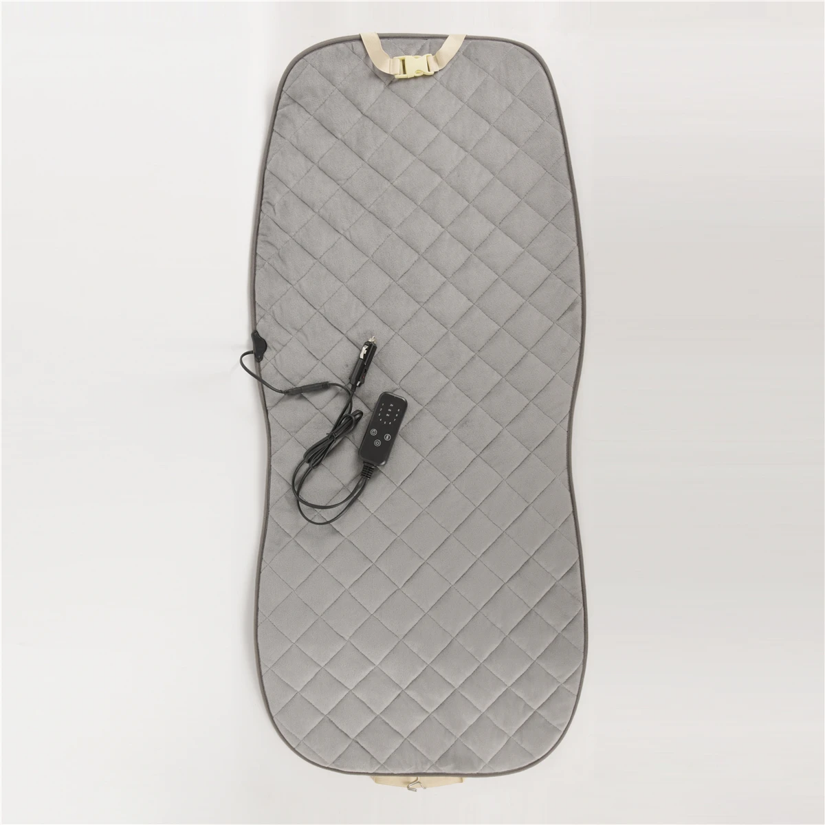 Универсальные Зимние теплые плюшевые автомобильные чехлы для сидений 12 В