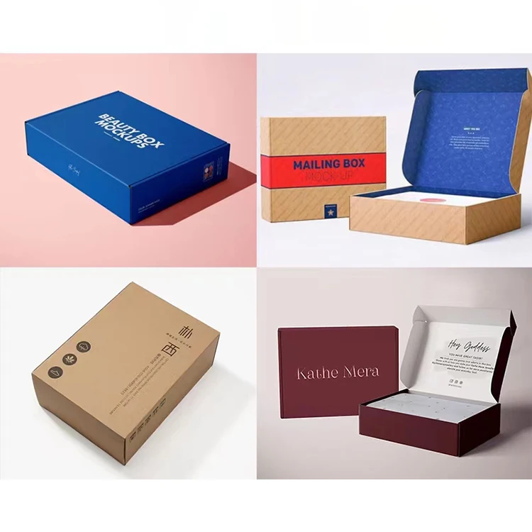 Wholesale Luxury Corrugated Packaging Shipping Boxes Custom Logo ...