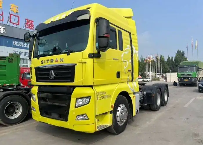 Used SINOTRUK SITRAK G7 6X4 Tractor Head 540HP Euro 5 Second Hand Tractor Truck 2021 Year for Sale