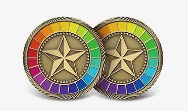 More than 20 enamel colors sample