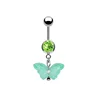 green butterfly