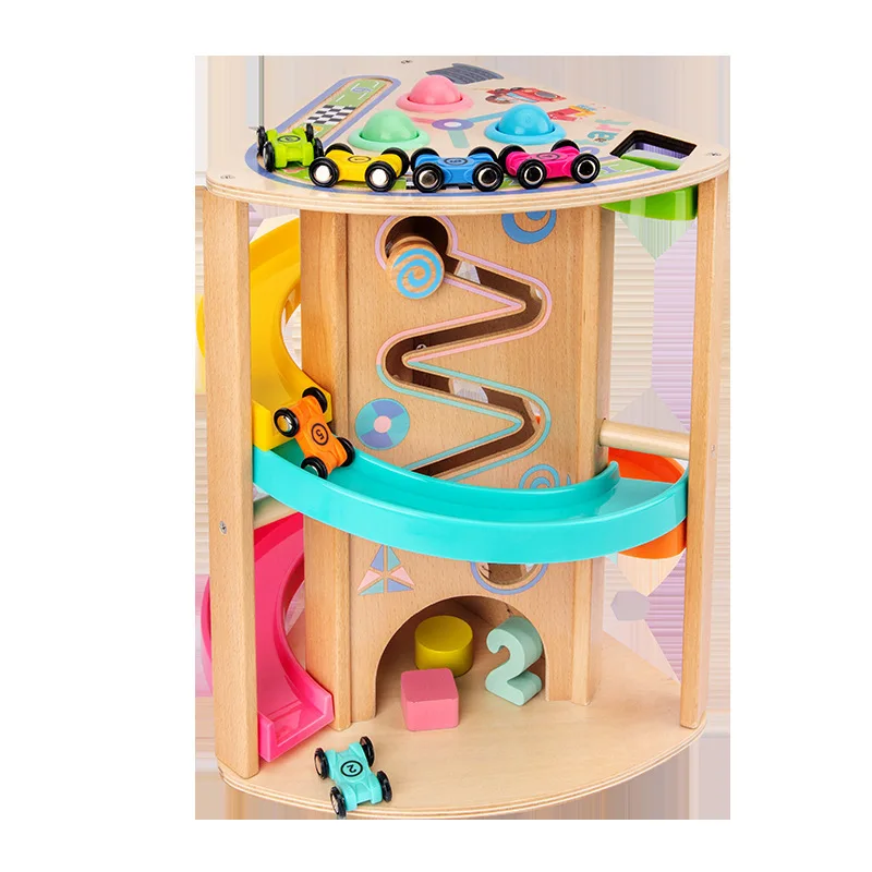 Puzzle de piste de haute qualité, jeu de correspondance, jouets éducatifs en bois pour enfants, cadeau