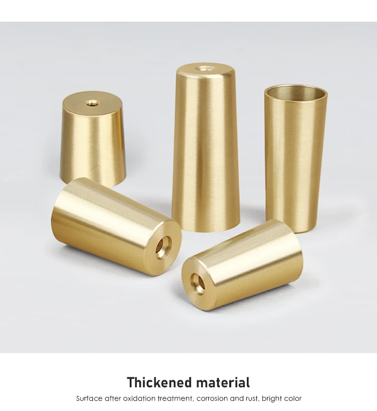 Modern Cheap Tapered Replacement Support Gold Furniture Legs Cap Feet