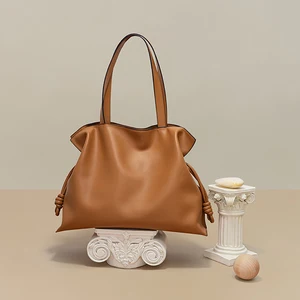 Factory Hot Sale Wholesale Ladies Fashion Handbag Large Capacity Tote Genuine Leather Hand Bag for Women