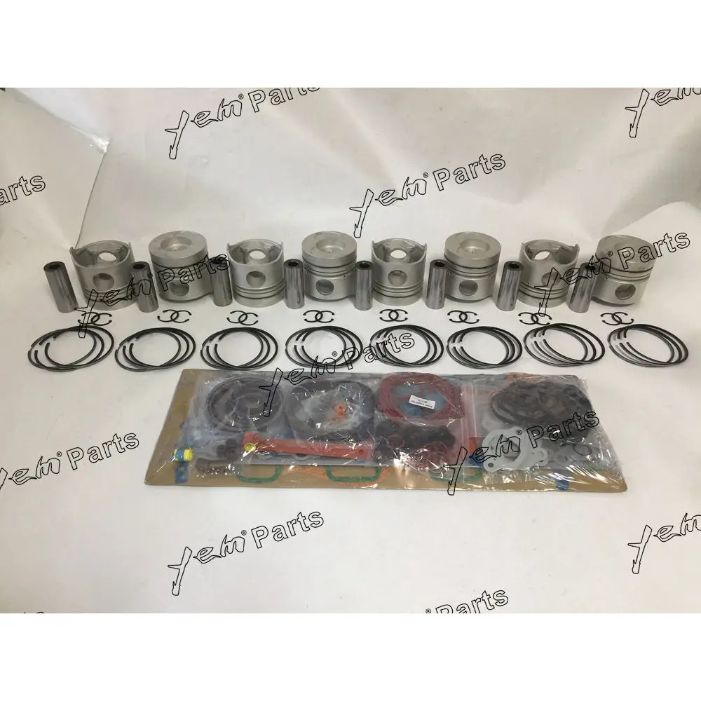 RD8 Engine Repair Kit With Piston Rings Gaskets for Nissan Diesel Machinery Engine Parts