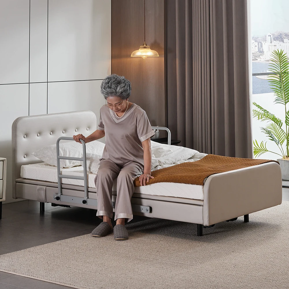 Tecforcare Modern Home Care Bed for Elderly - Electric Hospital Bed for Home, image size:1000x1000