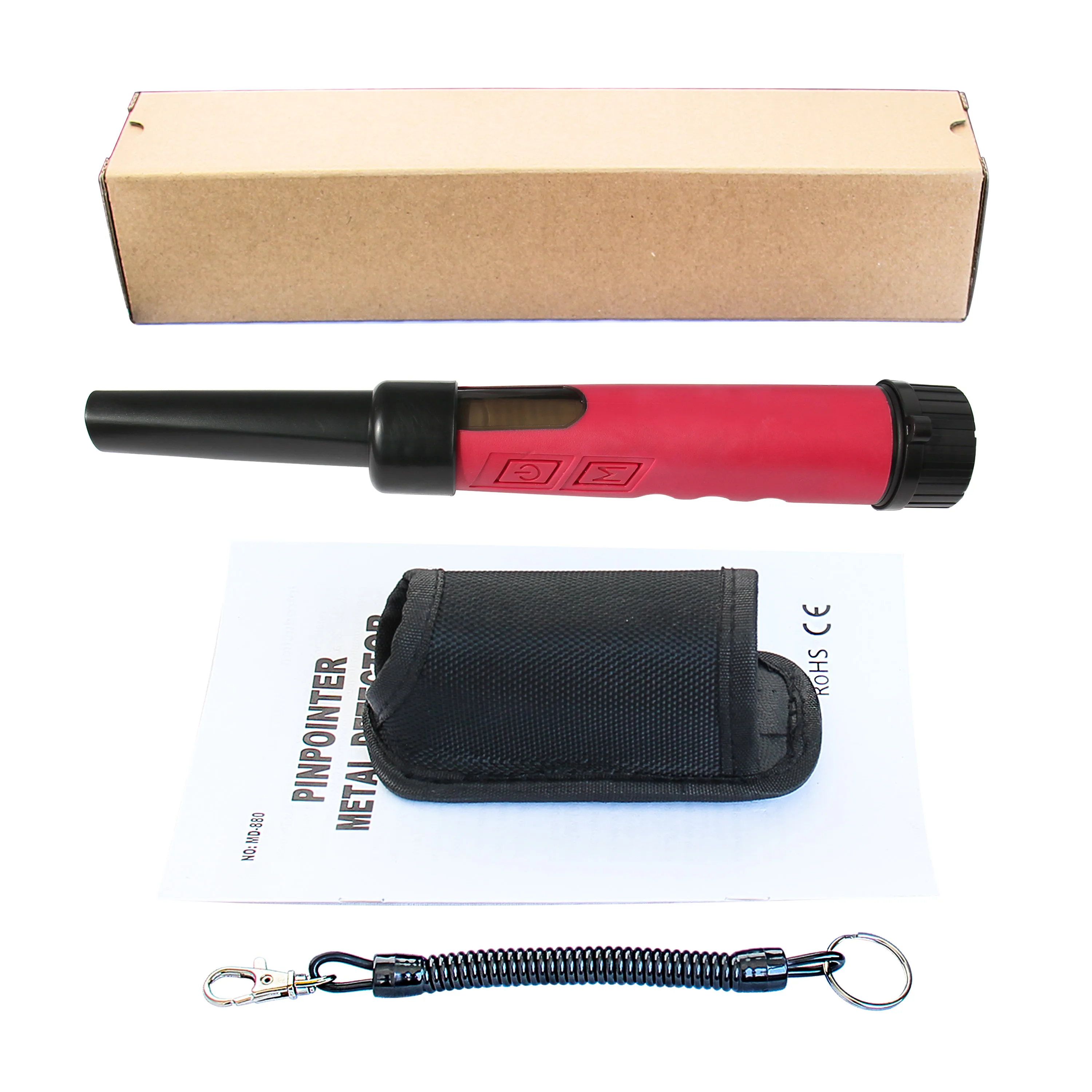 Factory Direct Small Pin Pointer MD-880 Professional High Sensitivity Handheld Pinpointer Wand Waterproof LCD Metal Detector