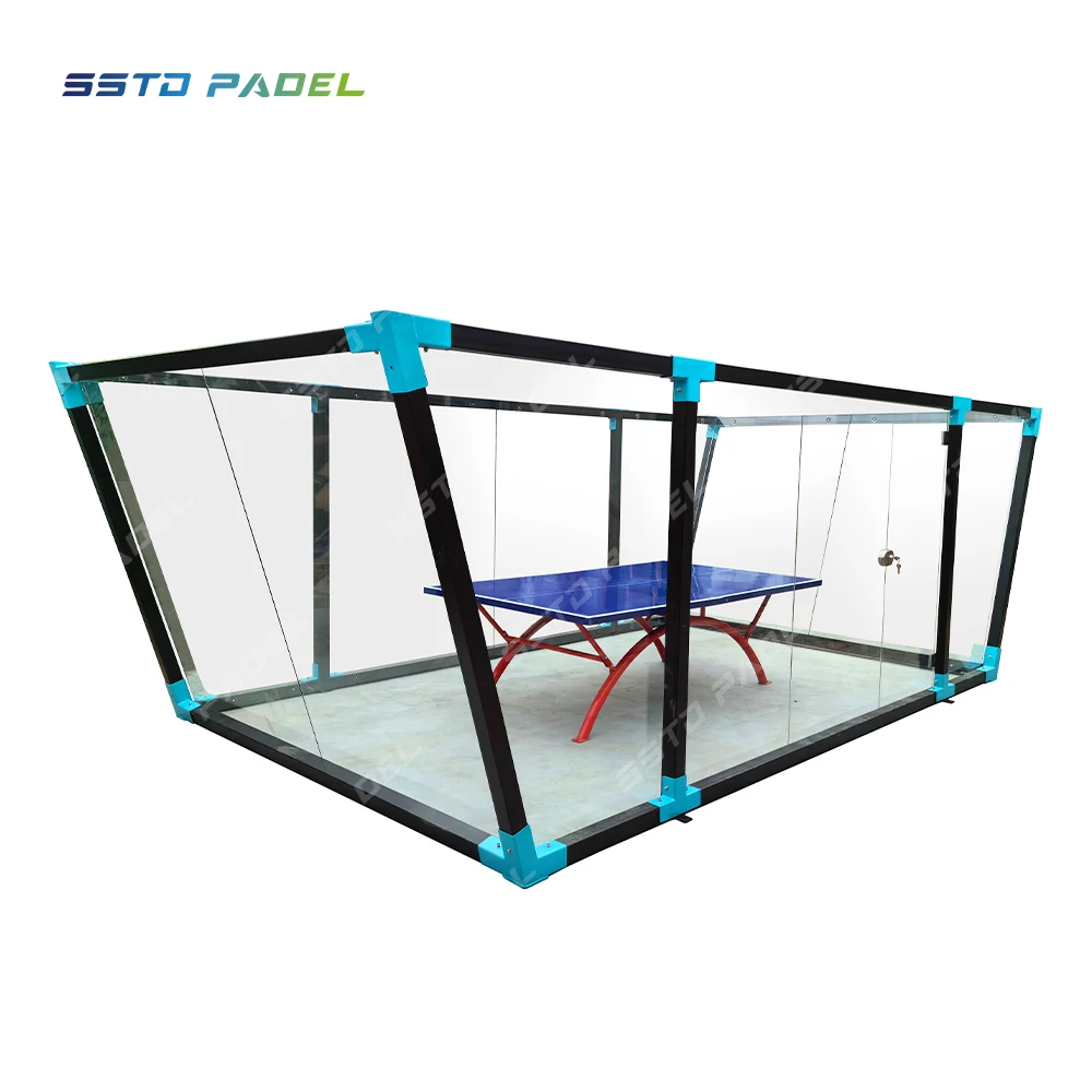 SSTD China Factory Indoor Outdoor Padel Pingpong Court New Design Padel Table Tennis Court factory