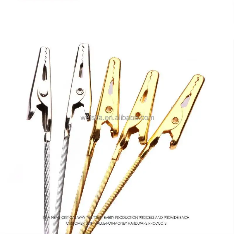 Сделай Сам новинка зажим для провода держатель карт фото записей «Аллигатор» вечеринки аксессуары глины и