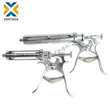 High quality 50ml veterinary automatic metal syringe