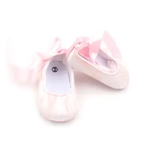 Babyhappy Soft Sole Newborn Infant Toddler Festive Wedding Party Shoes Beautiful Princess Shoes Cute Ballet Shoes for Baby Girls