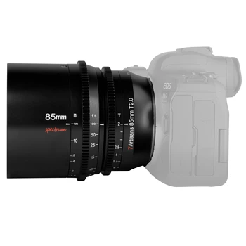 7artisans Photoelectric 85mm T2.0 Spectrum Prime Cine Lens Large Aperture for Lei Ca L Sony E Canon R Nikon Z Mount Cinema Lens detail image