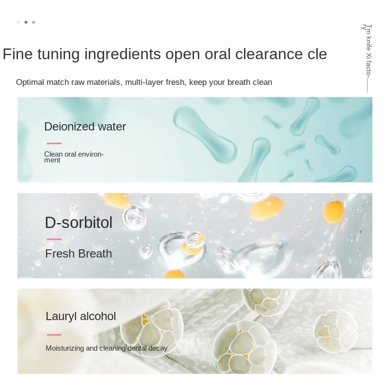 Чистый Натуральный фруктовый аромат, травяной ингредиент, спрей для полости рта