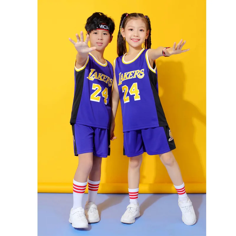 Child's Basketball Uniform 2pcs Set Toddler Boy Girls