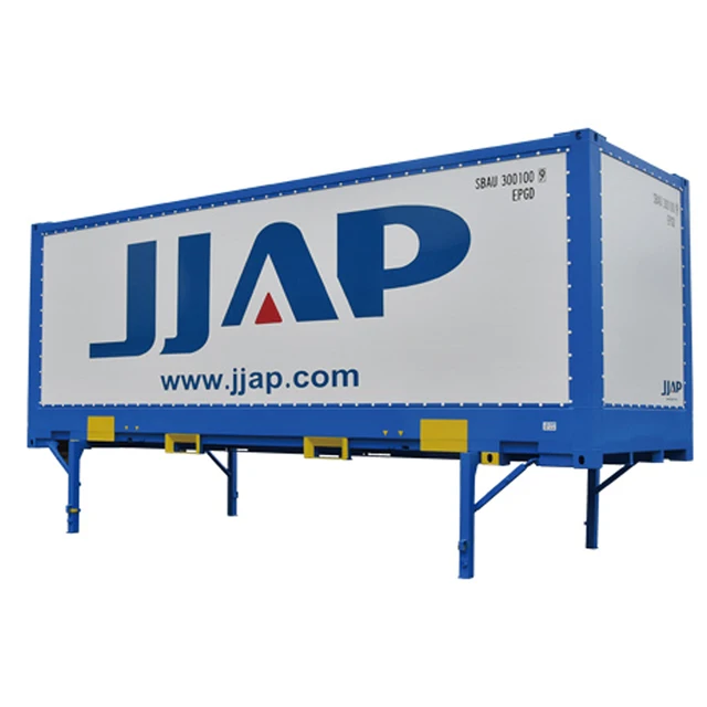 JJAP top Swapbody container With foldable leg Stainless Steel Container