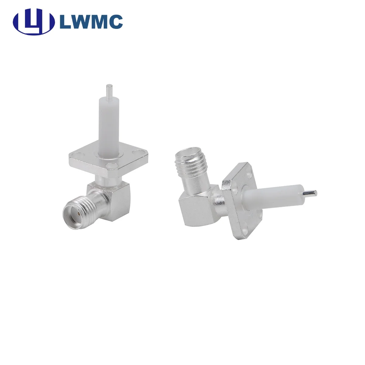 SMA Female R/A 4 Holes Flange 