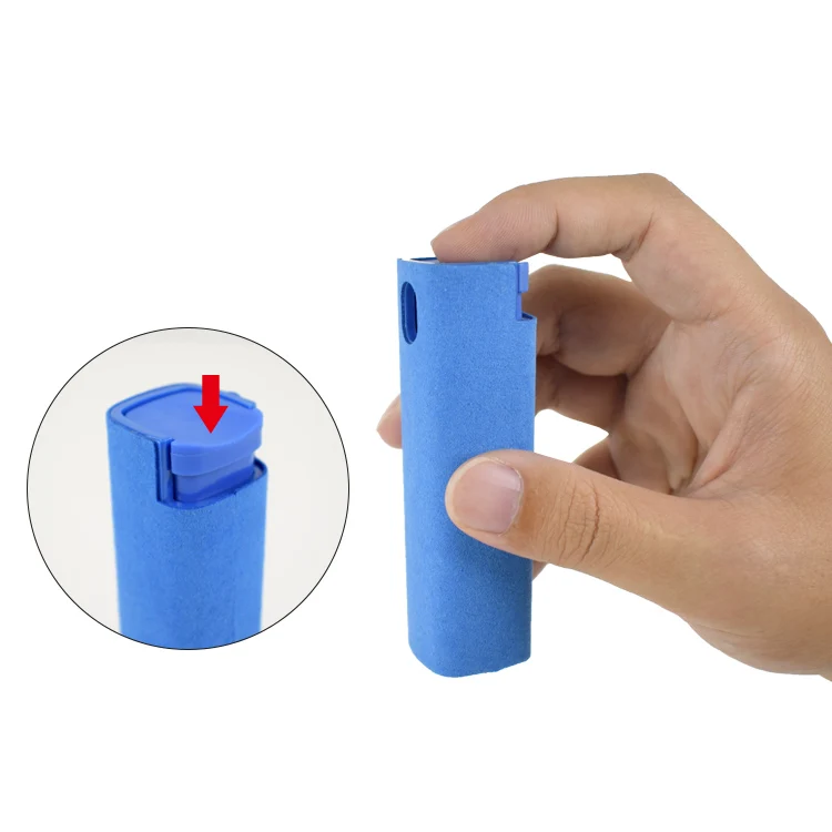 Телефон или компьютер спрей бутылка натуральный экран очиститель Портативный 2 в 1 с индивидуальным логотипом