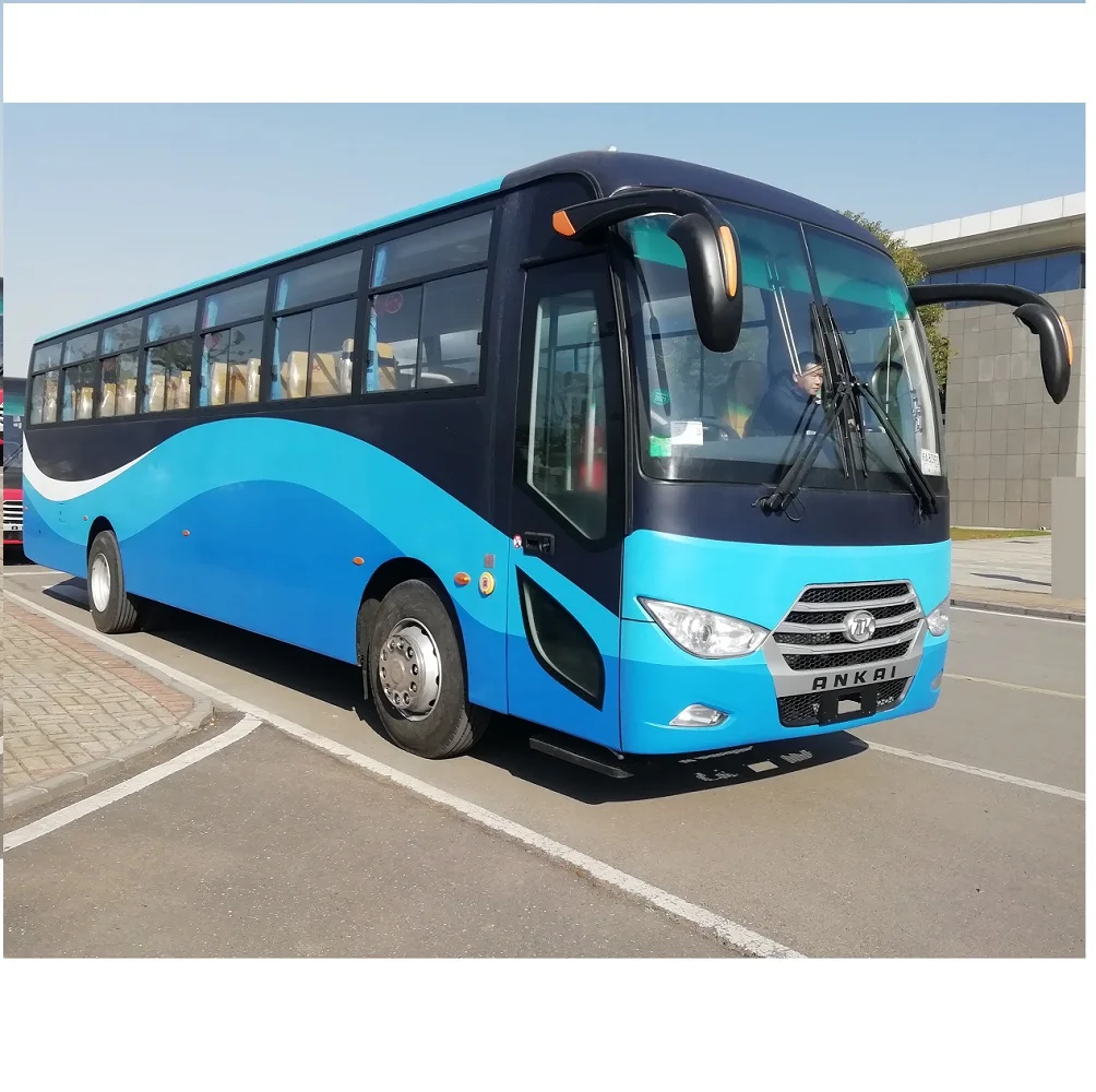 ANKAI 60 Seater Bus Front Engine Coummutor Miner Transportation  Economic  Comfortable  Strong Buses for Africa  Tour Bus Tou