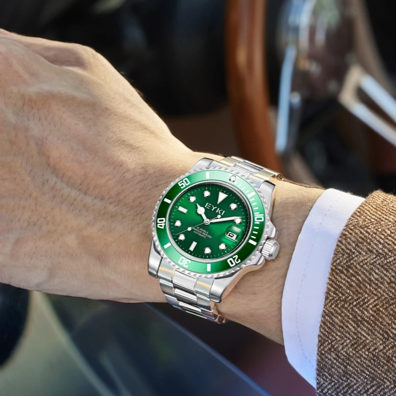 Analog Watch Eyki Watch Company EYKI Mechanical Watch Men Business