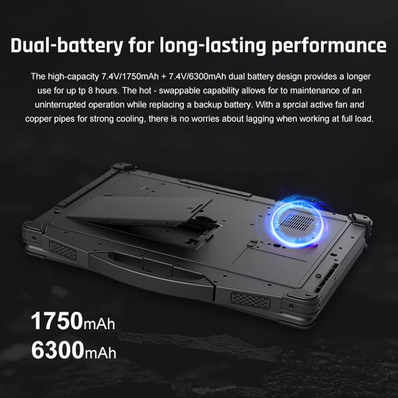 15.6 Inch Ip68 Computer Rugged Rug Laptop Mobile Portable Durabook Industrial Rugged Laptop
