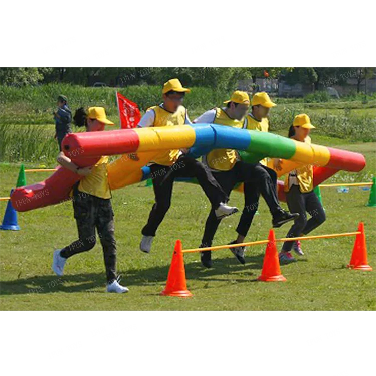 Interactive Team Building Games Inflatable Inflatable Ladder Race