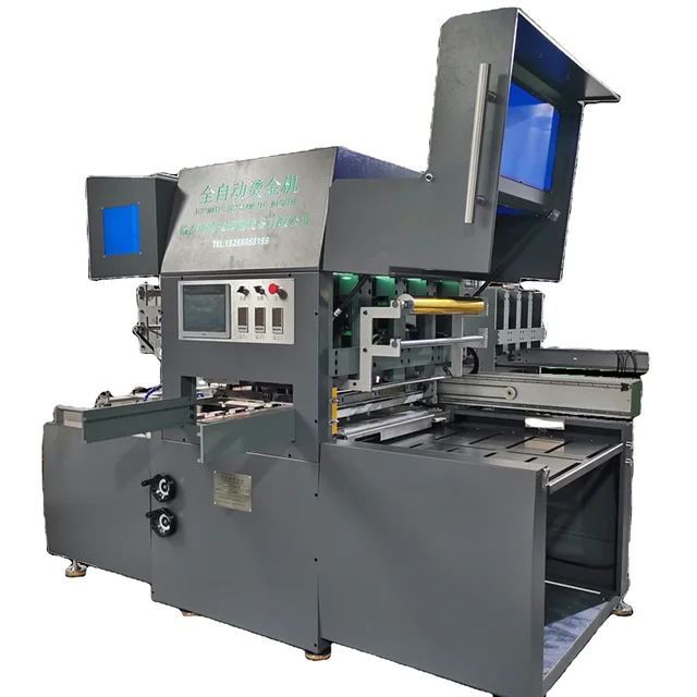 economical  high speed small size flat bed fully automatic hot foil stamping machine for Smaller Paper Size