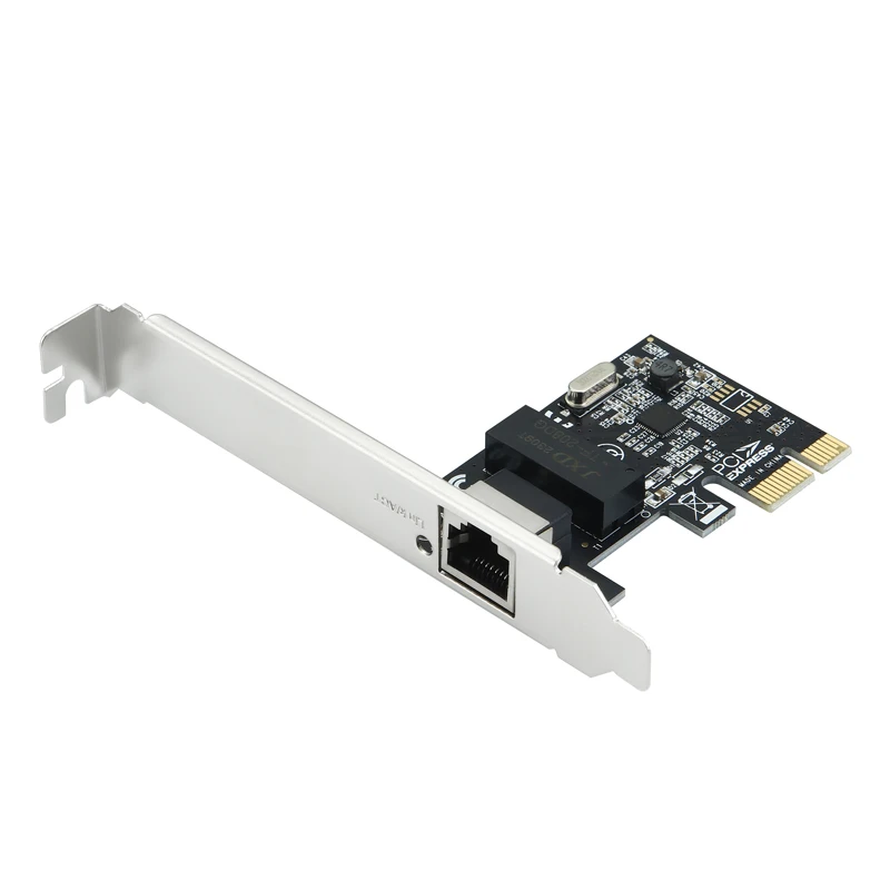 Plug and Play Realtek 8111E Controller 1GB Single Port PCIe RJ45 Network Card