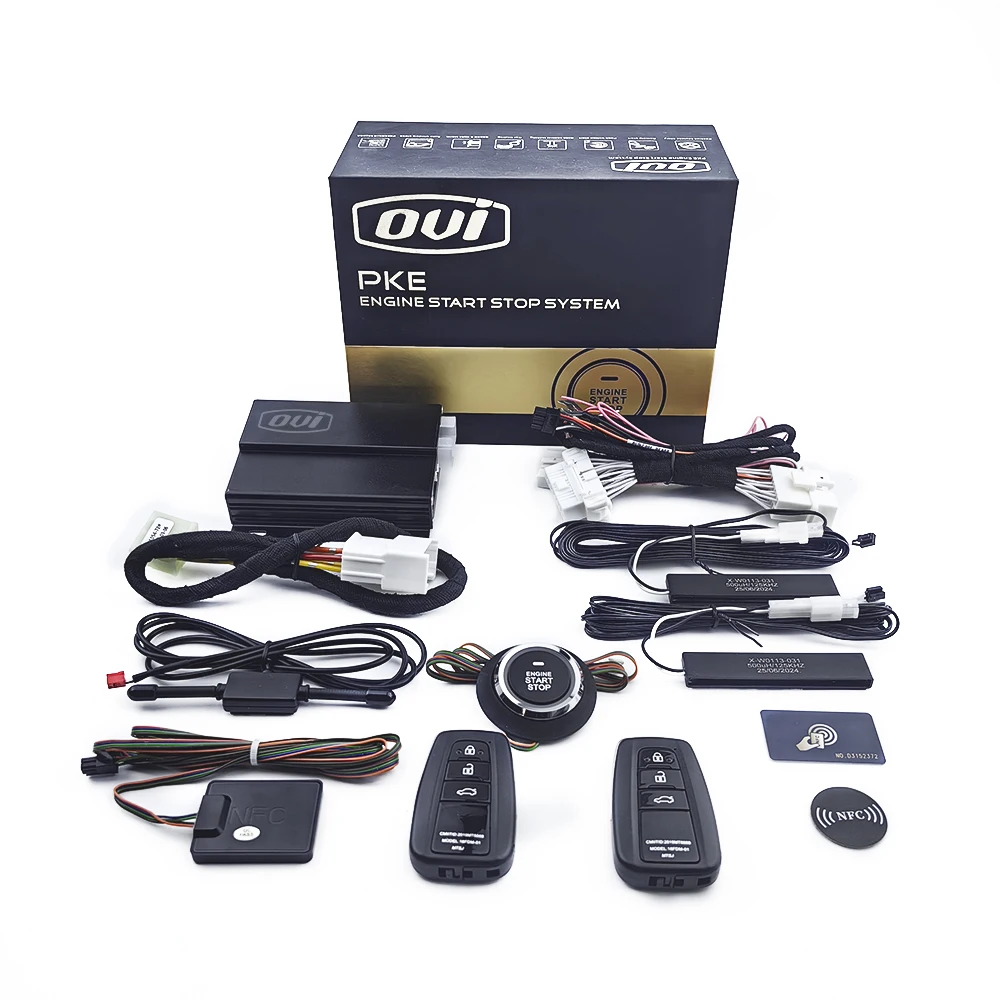 Central Locking Keyless Remote Start With Engine Push Button Start OBD for Toyota Prado