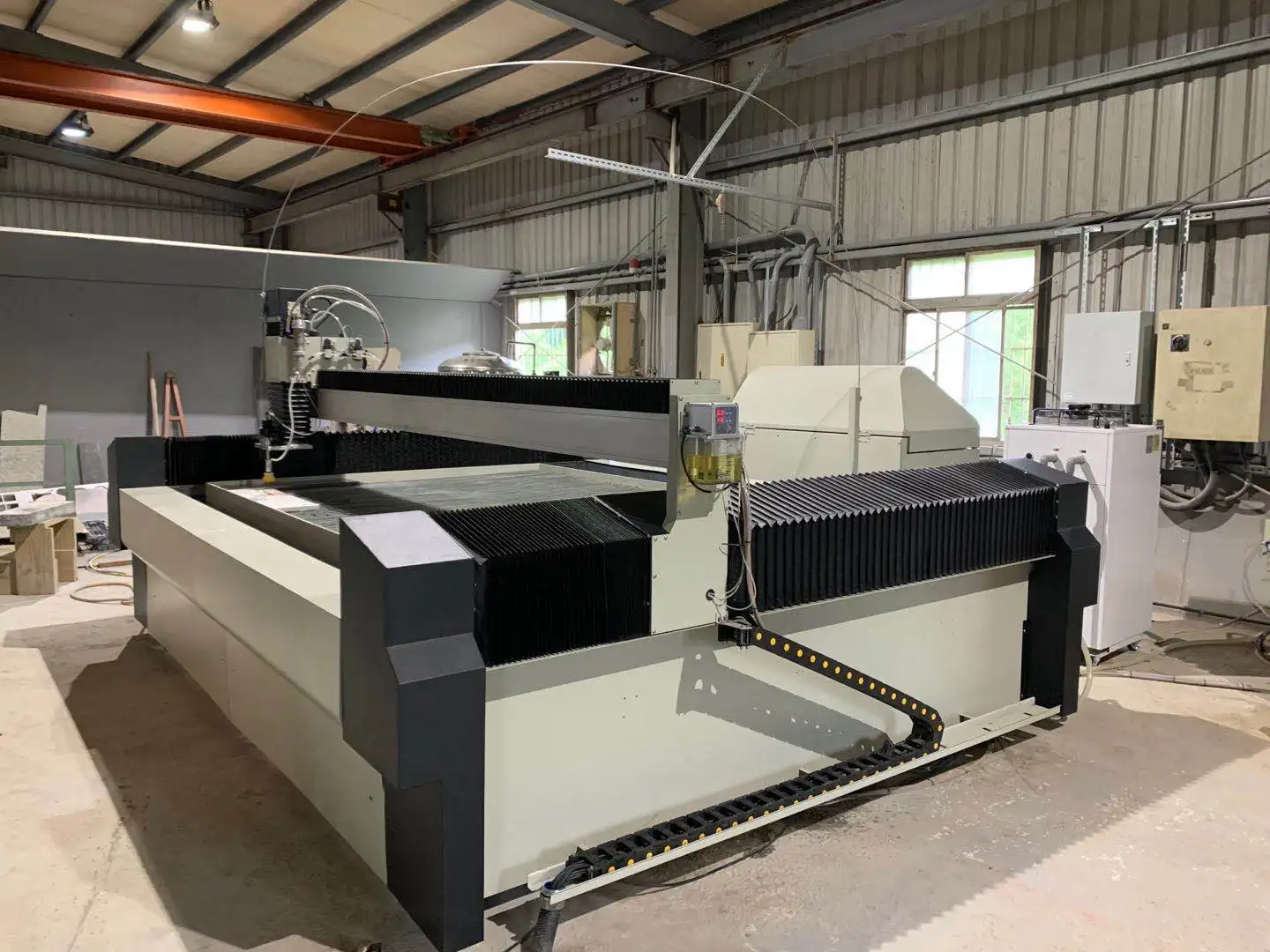 CNC WaterJet Cutting Machine for Stone and Metal  Water Jet Abrasive  Sand Cutting