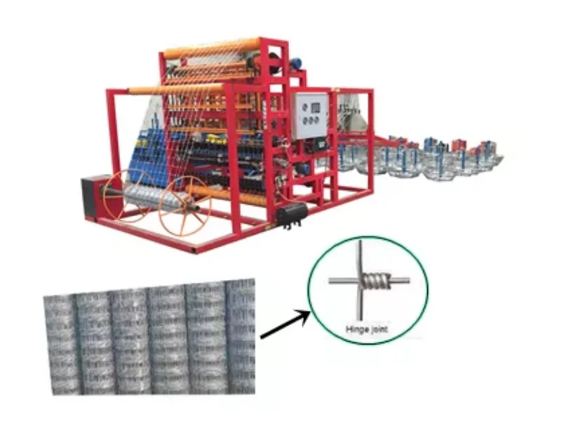 Hinge Joint Knot Weaving Machine/ Grassland Fence Netting Machine For