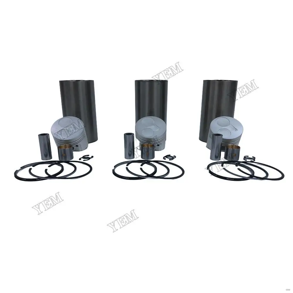 D722 Cylinder Liner Kit With Piston Rings Set Cylinder Sleeve for Kubota