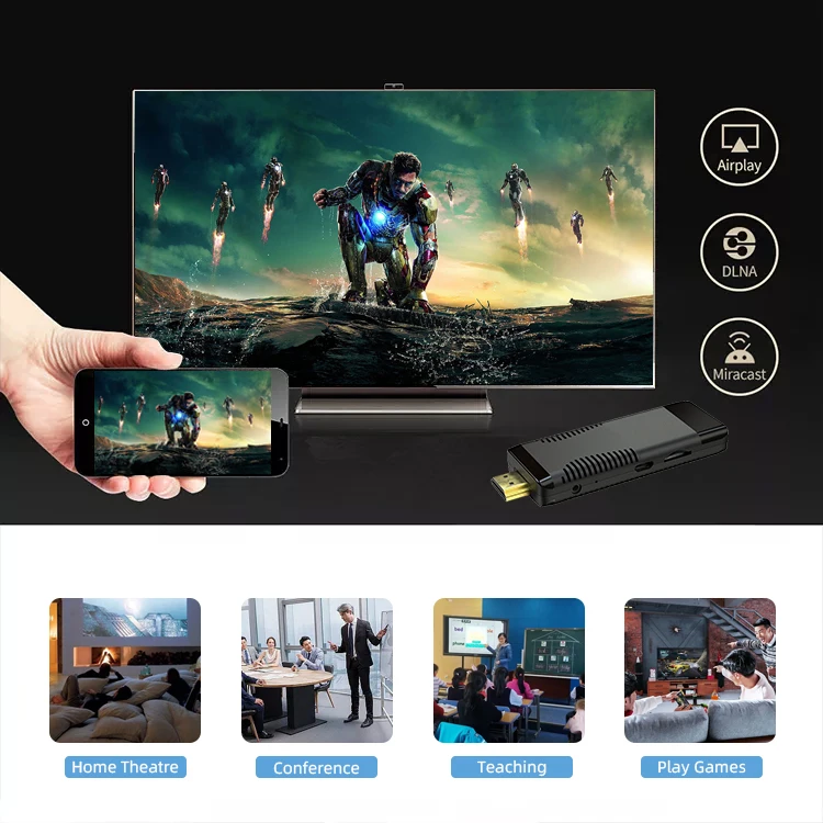 2023 New Arrival S96 Firestick 4k Android 10 Allwinner H313 2gb Ram 16gb Rom Media Player S96 Tv Stick