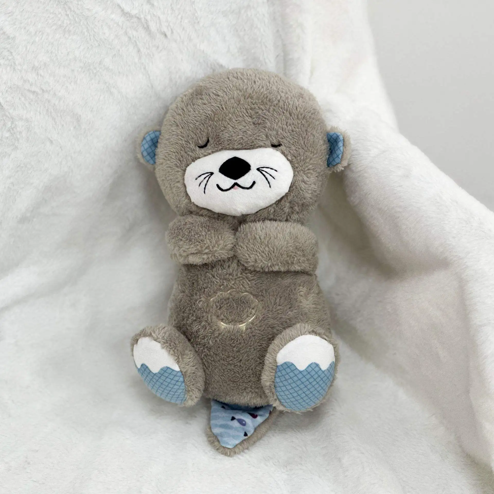 Multi Colors Soothe 'n Snuggle Stuffed Otter Kids Doll Led And ...