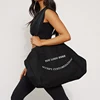 Bolso tote de lona negro