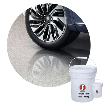 Self Leveling Color Sand Epoxy Floor Coating Liquid Marble Coating Seamless Floor