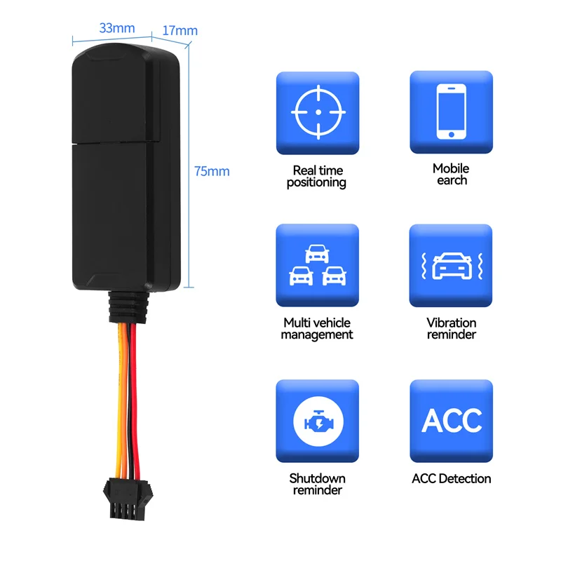 YOGU YG-T94 2G 4Gミニリモート燃料カットオフ回路盗難防止GPS