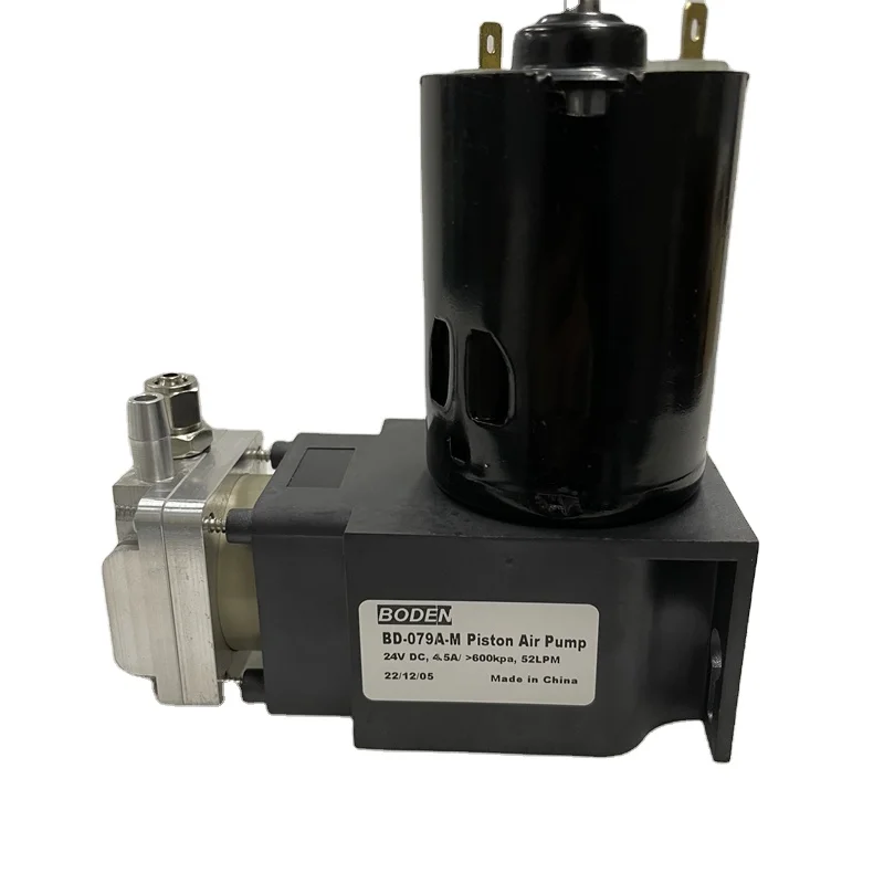 High Flow Max 50LPM Small Air Compressor Pump in 24V DC Brush Motor