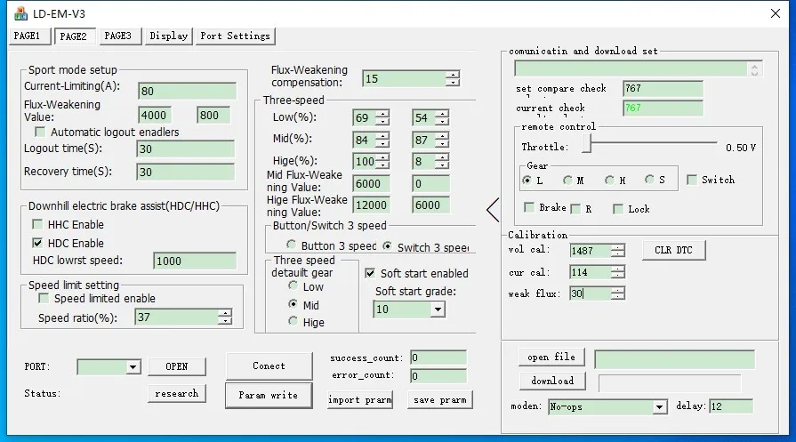 Controller, VOTOL, EM100SP, 72350, 120A - detail 16