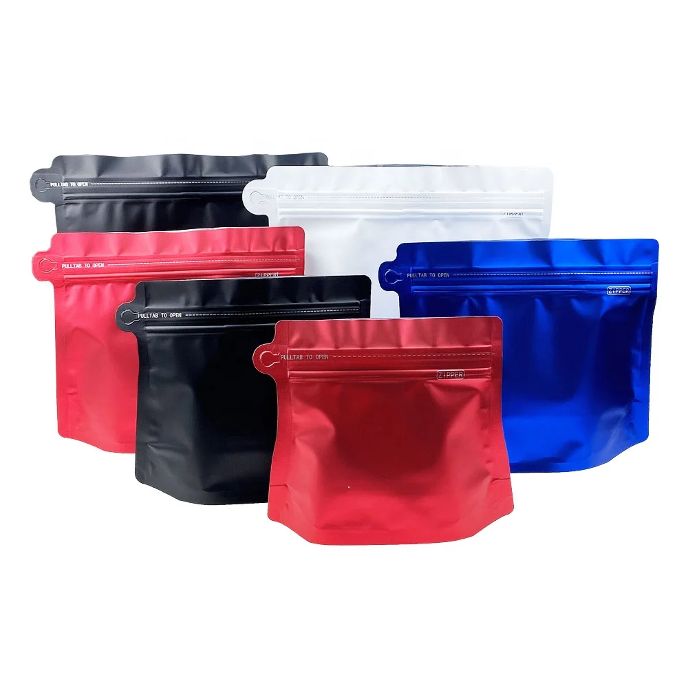 100g 150g 250g 500g Matte Printing Stand up Ziplock Aluminum Foil Empty Coffee Bag