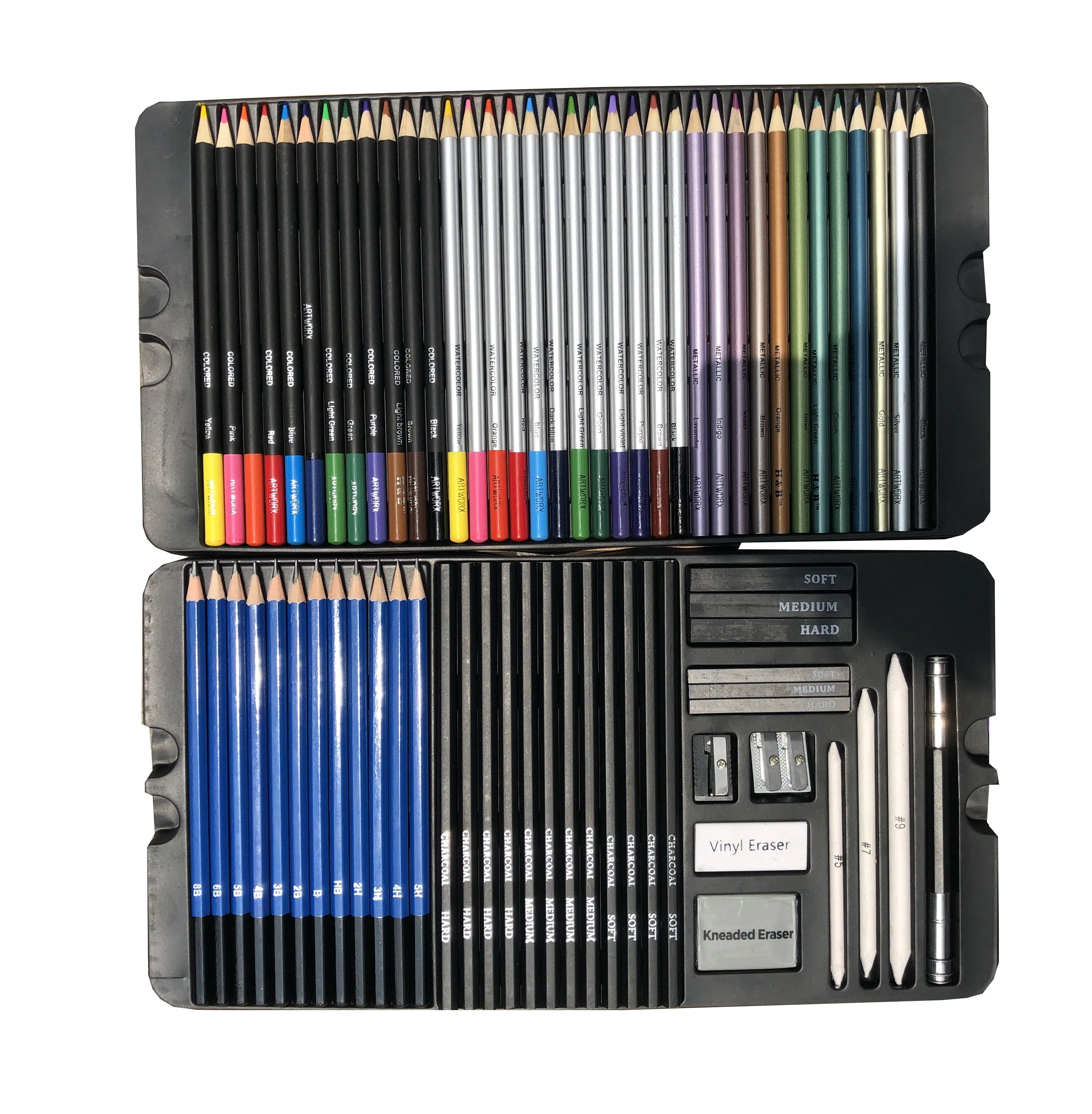 72 шт. набор нетоксичных карандашей для