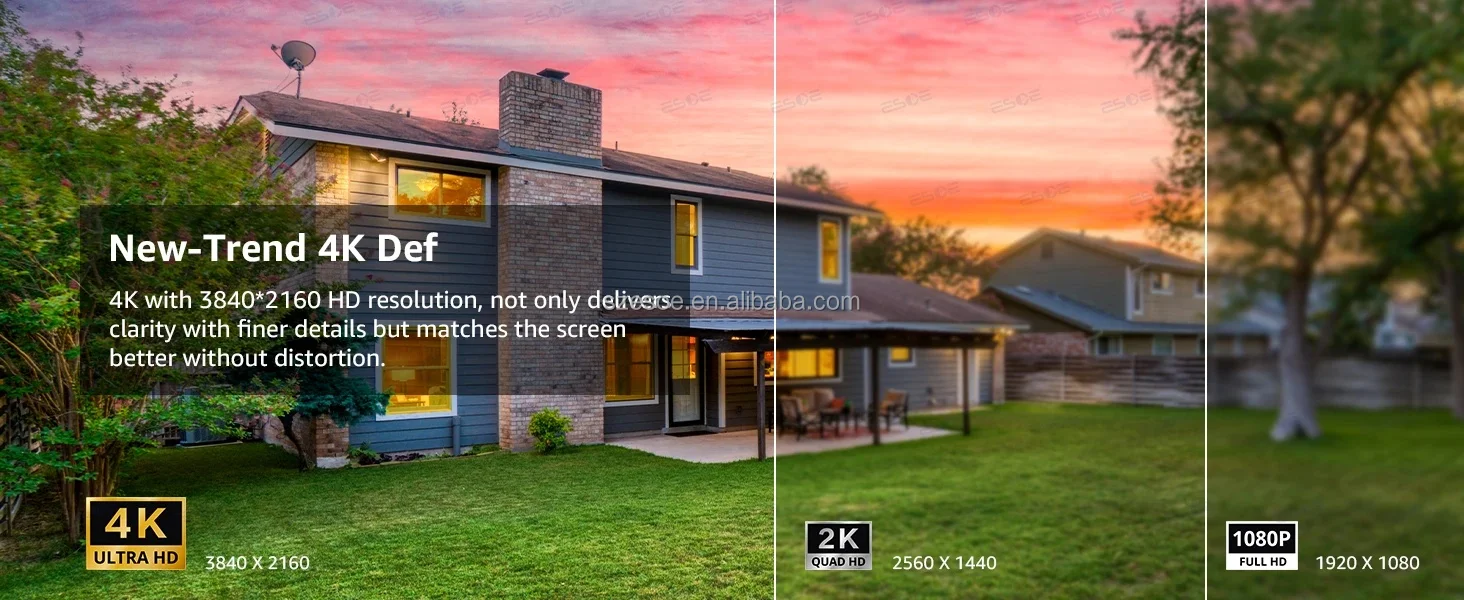 Exclusive new model 4K PoE security camera system complete kit with NVR and dual-light bullet cameras