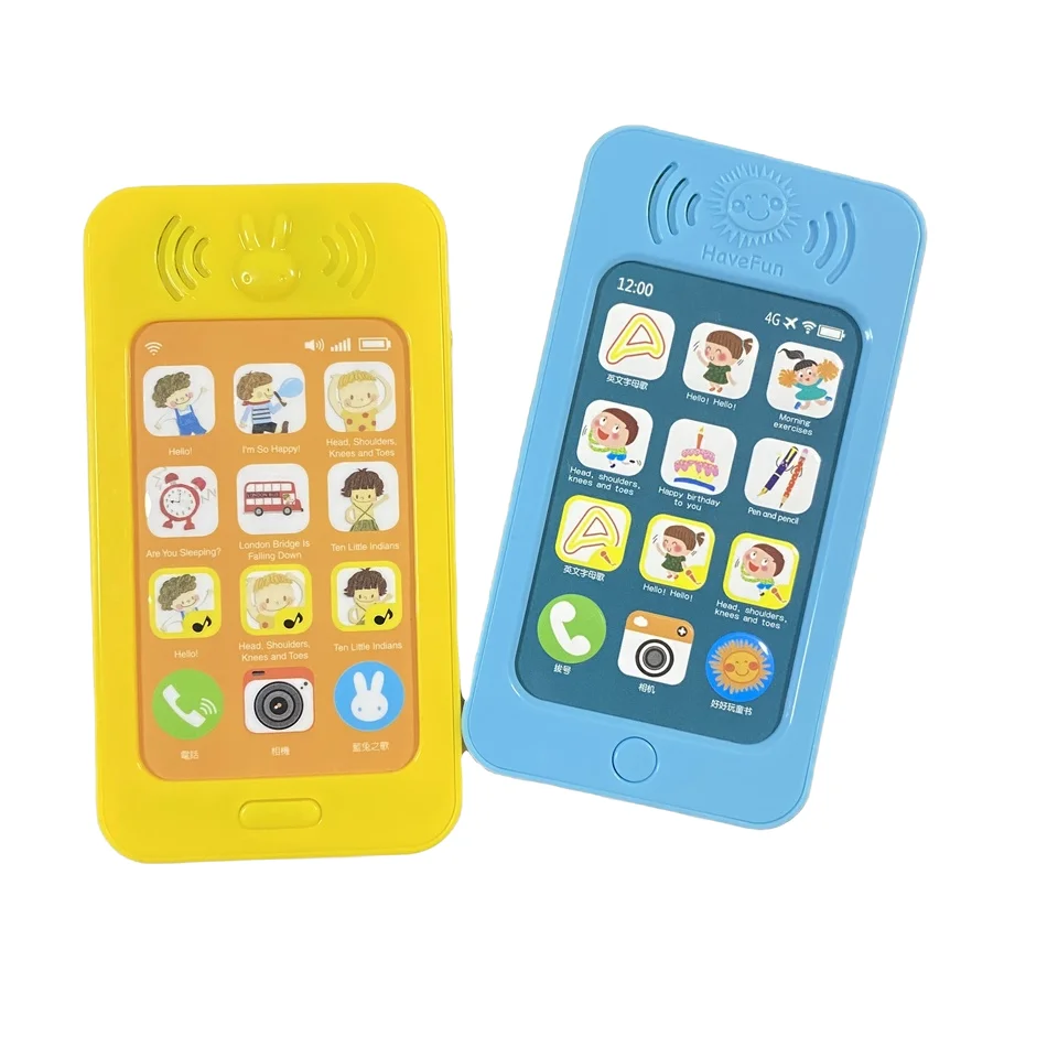 Wholesale Interactive Baby Learning Phone Toy Kids Play Mobile Phone Made of Plastic Preschool Toys Set manufacture