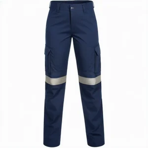 COTTON High Quality 6/8 Pockets Pants Work Wear Flame Resistant Heavy Duty Cargo Pants Long Sleeve Reflective Workwear Shirt